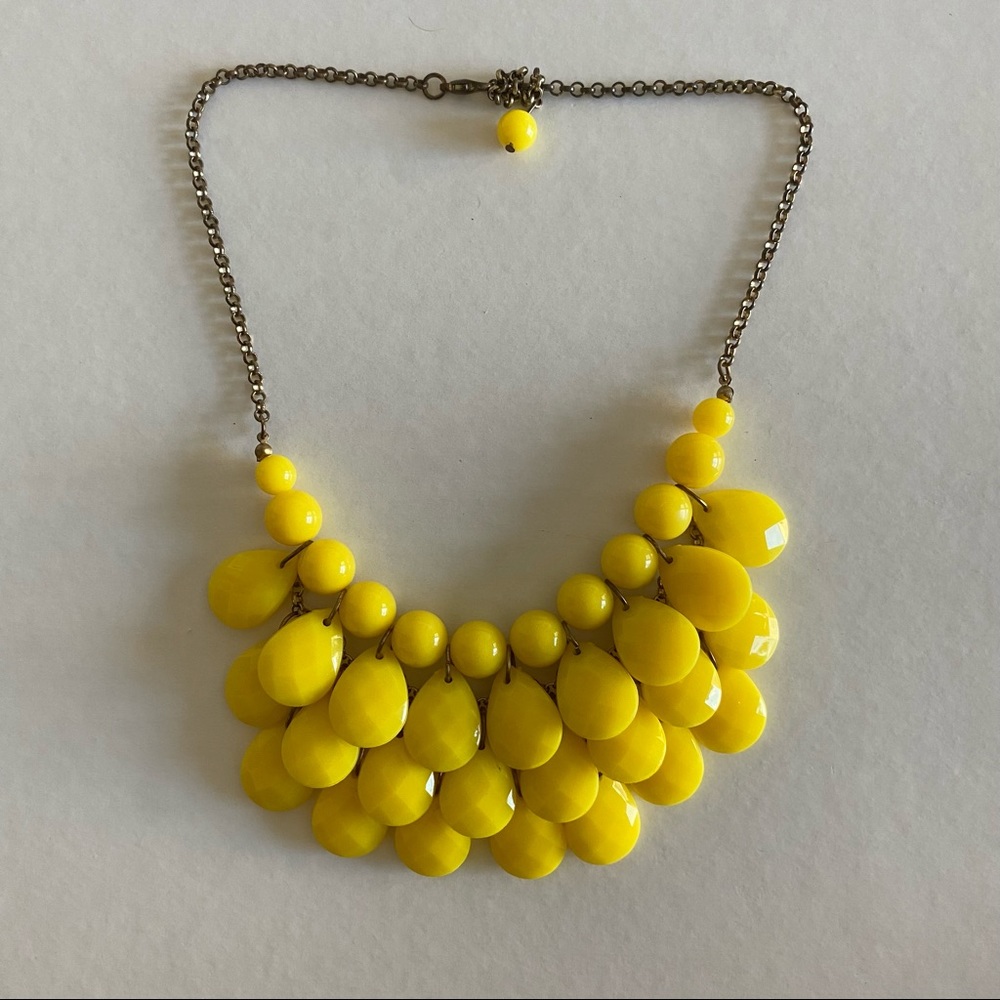 Yellow Statement Necklace